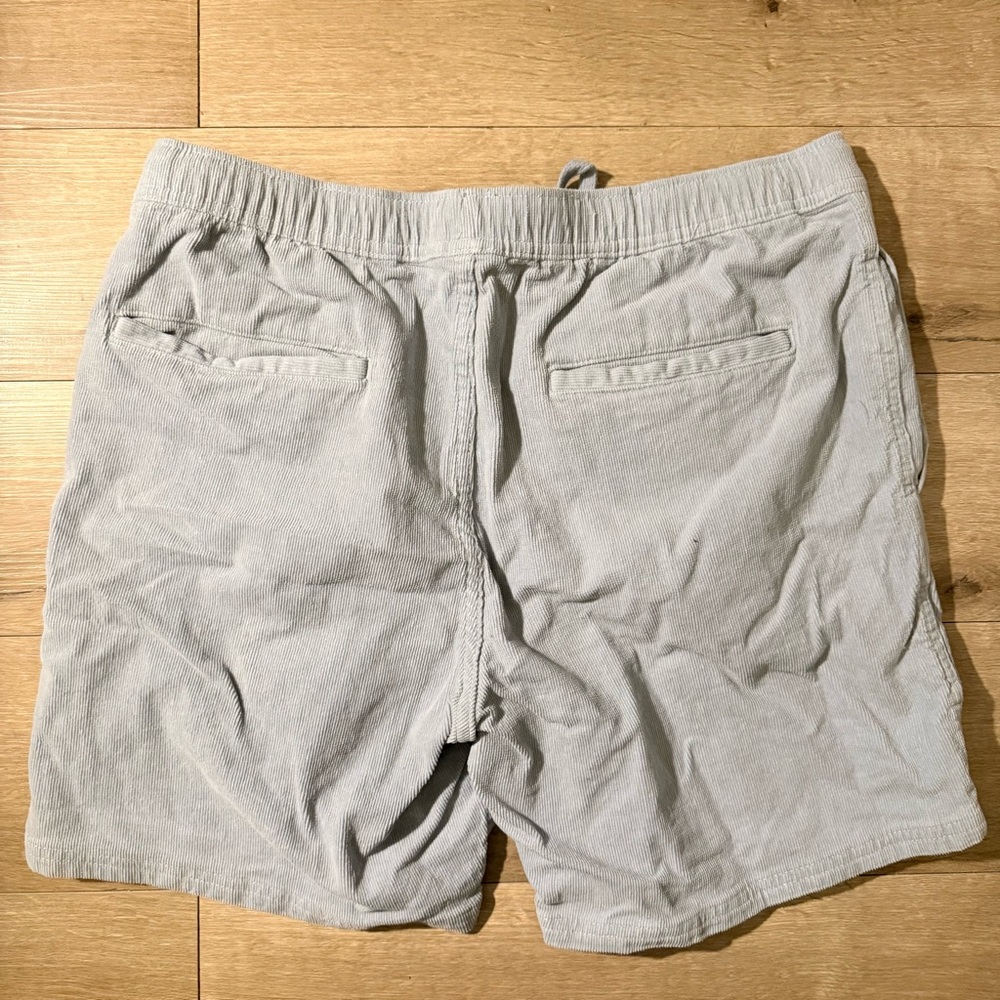 Katin Light Muted Blue Corduroy Pullon Shorts Surf Vintage Retro Aesthetic L - Picture 6 of 10